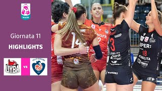 Busto Arsizio  Bergamo  Highlights  11 Giornata Campionato 2324  Lega Volley Femminile [upl. by Oner]