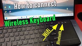 How To Connect Wireless Keyboard With PC [upl. by Ardnoed]