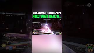 Grandmaster Bosses Might Need Some HEALTH [upl. by Rebmak163]