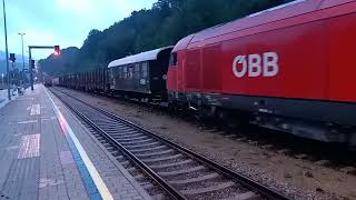 Bahnhof traisen an der Leobersdorfer Bahn bei Bahn Kilometer 56 kurz nach 700 am 4102024 [upl. by Ronal]