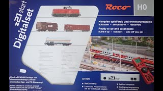 Roco Startset 51322 ÖBB Güterzug Test und Unboxing Modelleisenbahn H0 Z21 Digital mit Multimaus [upl. by Keldon]