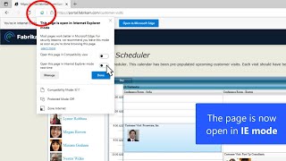 Microsoft Edge  How to use the IE mode button in Microsoft Edge [upl. by Krasner]