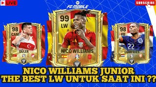 MAKKK PENGEN NICO WILLIAMS  EA SPORTS FC MOBILE 2024 [upl. by Ahcurb]