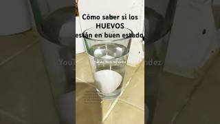 😯¿Cómo saber si los huevos están en buen estado 🥚🍳huevos [upl. by Roberto]