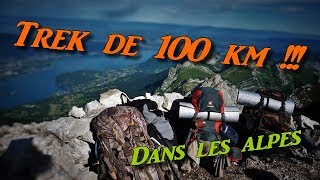 Bande annonce  JAI MARCHE 100KM DANS LES ALPES [upl. by Oderfliw]