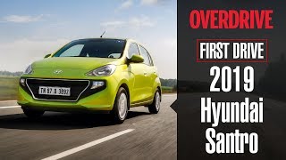 2019 Hyundai Santro  First Drive Review  OVERDRIVE [upl. by Enneira]