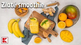 Zlaté smoothie  Kaufland  Recept [upl. by Yoccm]