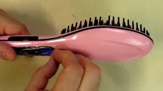 BEST Ceramic Hair Straightener Brush REVIEW [upl. by Gunnar]