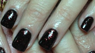 Acrylic Nails Tutorial Short Squoval Square Nail Shape [upl. by Dieterich]