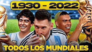 TODAS las FINALES del MUNDIAL 19302022 [upl. by Rosamond239]