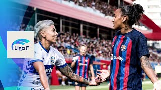 CAROLINE GRAHAM HANSEN STUNNER  Barcelona vs Granadilla Tenerife Liga F MD2 Highlights [upl. by Krahling366]