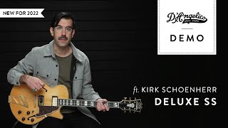 Deluxe SS Demo with Kirk Schoenherr  DAngelico Guitars [upl. by Aihsemat323]