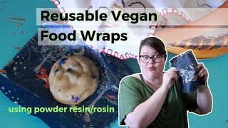 DIY Vegan Food wraps with Powder Resin [upl. by Finny]