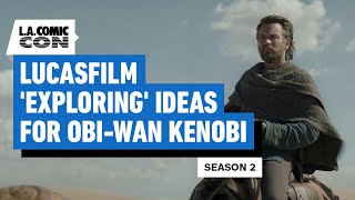 Star Wars Ewan McGregor Says Disney Is Exploring Ideas for Kenobi Season 2  LA Comic Con 2024 [upl. by Manolo]