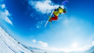 Snowkite Freeride POW  Béal Pass French Highlands [upl. by Abih]