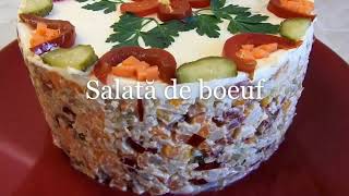 SALATA DE BOEUF reteta de casa romaneasca [upl. by Nire954]