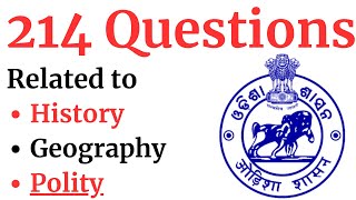 214 Selected History Geography Polity questions amp answers by laxmidhar sir I social science class [upl. by Ferd661]