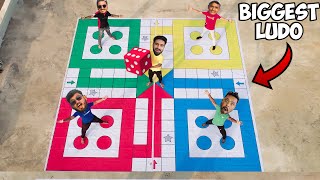 Playing Worlds Biggest Ludo Game  सबसे बड़ा लूडो गेम  Winner Will Get ₹100000 😱 [upl. by Nirred]