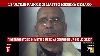 Le ultime parole di Matteo Messina Denaro [upl. by Anayk641]