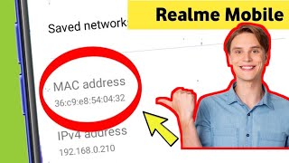 How to Check WiFi Mac Address  WiFi mac address kaise dekhe Realme Phon main Wifi MAC Address [upl. by Orthman271]