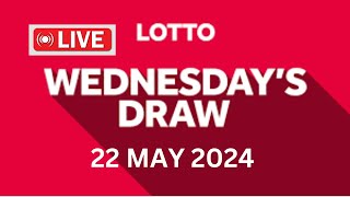 The National Lottery Lotto Draw Live Results form Wednesday 22 May 2024  lotto live [upl. by Bilat]