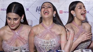 Isha Malviya Looking Princess with Cutest Laugh arrives at Indian Telly Streaming Awards 2024 [upl. by Lawry319]