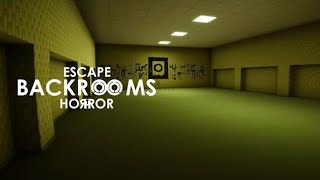 I FINALLY Beat Level 1 In ESCAPE BACKROOMS HORROR [upl. by Sorenson]