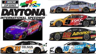 2022 NASCAR CUP SERIES PAINT SCHEME PREVIEW FOR THE COKE ZERO SUGAR 400 AT DAYTONA [upl. by Nodnelg]