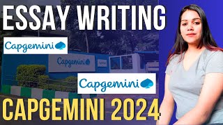 🔴Capgemini Essay Writing 2024  Capgemini Latest Pattern  Capgemini verbal ability [upl. by Nonrev]