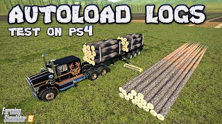 FS19  How To Autoload Logs On Console  Farming Simulator 19 [upl. by Sibyl]