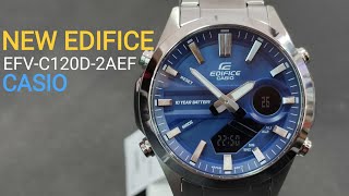 UNBOXING AND REVIEW CASIO EDIFICE EFVC120D2AEF [upl. by Valerlan]