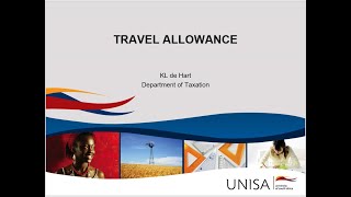 2020 Travel allowance [upl. by Rue]