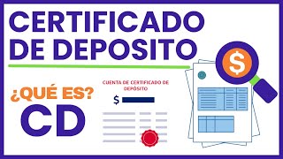 💰🔒 ¿Qué es un Certificado de Depósito Aprende a Hacer Crecer tus Ahorros de Forma Segura [upl. by Henleigh]