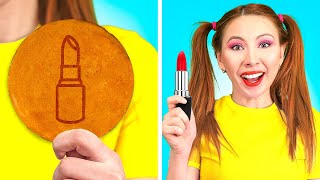 BEAUTY Struggles  How to Sneak MAKEUP in a JAIL  Best Hacks  Funny Relatable by La La Life School [upl. by Gavette48]