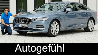 Volvo S90 V90 FULL REVIEW test driven T6 Inscription RDesign sedanestate allnew neu [upl. by Haymo12]