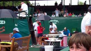 Ivo Karlovic Medical Timeout [upl. by Jarrod905]