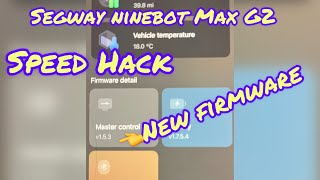 Segway Ninebot Max G2 Speed hack v153 [upl. by Teragramyram770]