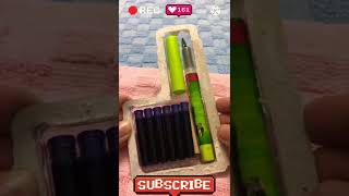 Unboxing Camlin Cartridge Fountain Pen  Anshi Creates shorts [upl. by Yoong]