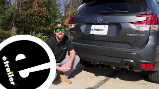 etrailer  DrawTite MaxFrame Trailer Hitch Installation  2023 Subaru Forester [upl. by Shena]