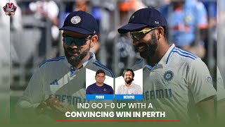 IND go 1 0 up with a convincing win in PerthPDOGGSPEAKS [upl. by Alocin860]