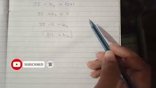 Find the sequence if bnbn12n1when b535 Find the sequence of numbers [upl. by Arriat295]