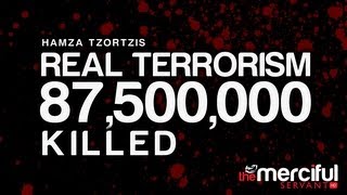 87500000 Killed  Real Terror  Hamza Tzortzis [upl. by Benjamin852]