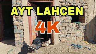 VILLAGE AYT LAHCEN 4K Nomadics liffe in morocco HD vida nómada en el pueblo marroquí кочевая жизнь [upl. by Nuli]