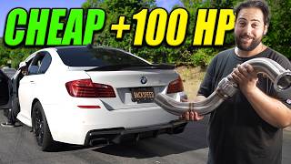 DIRT CHEAP 600HP BMW Build Gets Full Exhaust and Extreme Tune [upl. by Akeret]