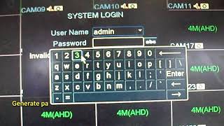 Xmeye dvrnvr password reset [upl. by Neelie]