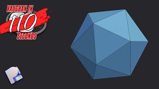 Plasticity  Create an Icosahedron D20 from a Cube [upl. by Etnwahs]