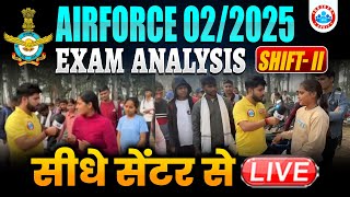 Airforce 16 November 2024 2nd Shift Exam Review  Live From Exam Centre By RWA [upl. by Minna]