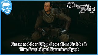 Graverobber Blige Location Rescue Guide amp The Fastest Soul Farming Method  Demons Souls Remake [upl. by Aisatsana443]