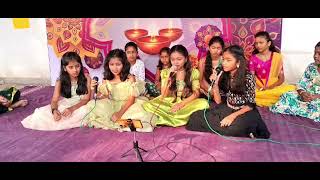 DIWALI PAHAT EDUSMART DIGITAL SCHOOL SAVROLI LITTIL CHAM SINGER PERFORMANCES [upl. by Zima]