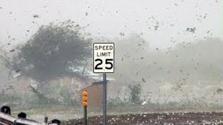 Supercell Thunderstorm with VERY Large Hail and Damaging Winds Guthrie TX 5302012 [upl. by Anselme]